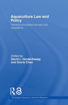 Couverture de l’ouvrage Aquaculture Law and Policy