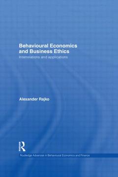 Couverture de l’ouvrage Behavioural Economics and Business Ethics