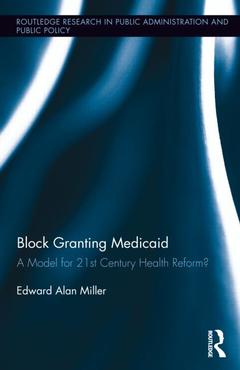 Couverture de l’ouvrage Block Granting Medicaid