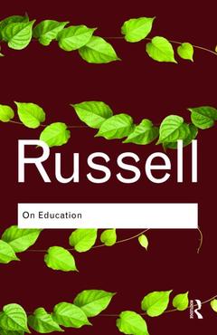 Cover of the book On Education