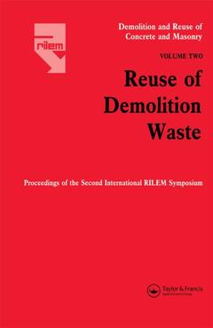 Couverture de l’ouvrage Demolition Reuse Conc Mason V2