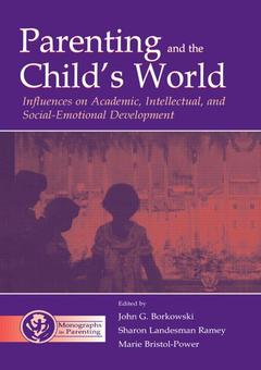 Couverture de l’ouvrage Parenting and the Child's World