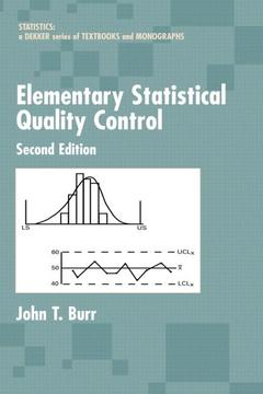 Couverture de l’ouvrage Elementary Statistical Quality Control