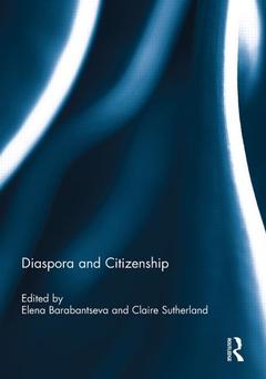 Couverture de l’ouvrage Diaspora and Citizenship