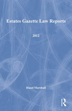 Cover of the book EGLR 2012 Set