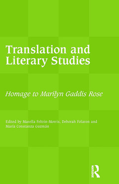 Couverture de l’ouvrage Translation and Literary Studies