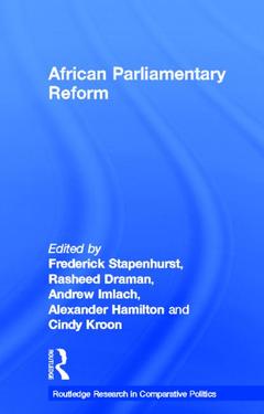 Cover of the book African Parliamentary Reform