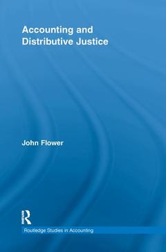Couverture de l’ouvrage Accounting and Distributive Justice