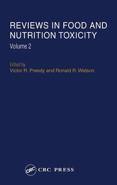 Couverture de l’ouvrage Reviews in Food and Nutrition Toxicity, Volume 2
