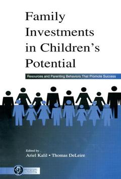 Couverture de l’ouvrage Family Investments in Children's Potential