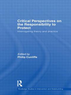Couverture de l’ouvrage Critical Perspectives on the Responsibility to Protect