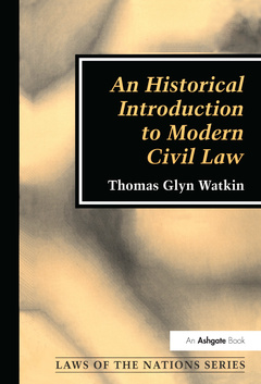 Couverture de l’ouvrage An Historical Introduction to Modern Civil Law
