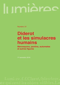 Cover of the book Diderot et les simulacres humains