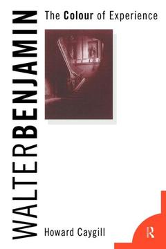 Cover of the book Walter Benjamin