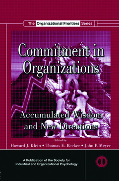 Couverture de l’ouvrage Commitment in Organizations