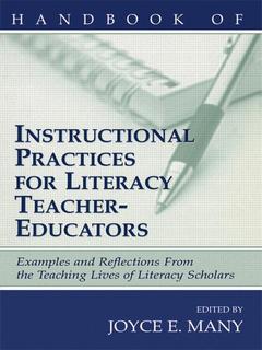 Couverture de l’ouvrage Handbook of Instructional Practices for Literacy Teacher-educators