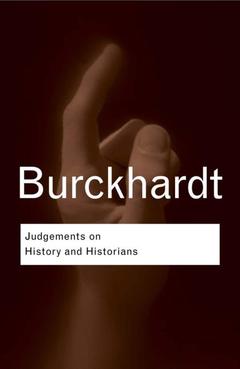 Couverture de l’ouvrage Judgements on History and Historians