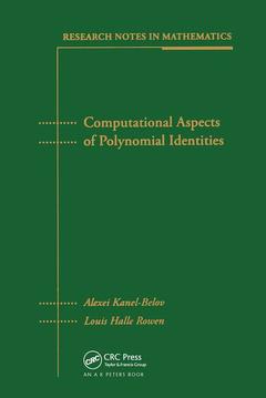 Cover of the book Computational Aspects of Polynomial Identities