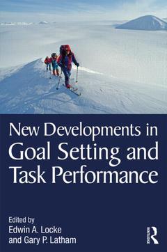 Couverture de l’ouvrage New Developments in Goal Setting and Task Performance