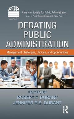 Couverture de l’ouvrage Debating Public Administration