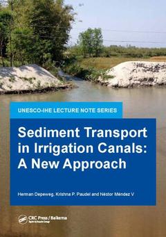 Couverture de l’ouvrage Sediment Transport in Irrigation Canals