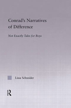 Couverture de l’ouvrage Conrad's Narratives of Difference