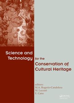 Couverture de l’ouvrage Science and Technology for the Conservation of Cultural Heritage