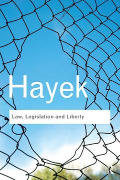 Couverture de l’ouvrage Law, Legislation and Liberty
