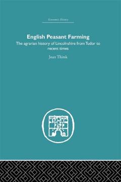 Couverture de l’ouvrage English Peasant Farming