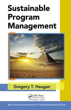 Couverture de l’ouvrage Sustainable Program Management