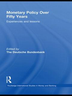 Couverture de l’ouvrage Monetary Policy Over Fifty Years