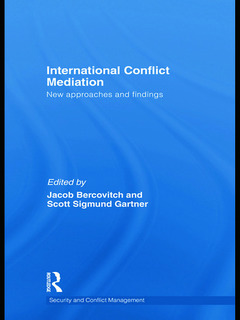 Couverture de l’ouvrage International Conflict Mediation