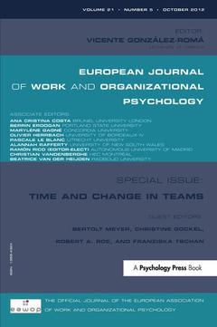 Couverture de l’ouvrage Time and Change in Teams