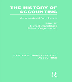 Couverture de l’ouvrage The History of Accounting (RLE Accounting)