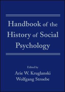 Couverture de l’ouvrage Handbook of the History of Social Psychology