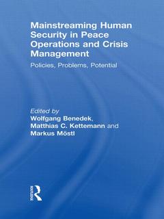 Cover of the book Mainstreaming Human Security in Peace Operations and Crisis Management
