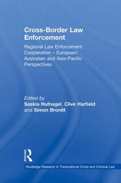 Couverture de l’ouvrage Cross-Border Law Enforcement