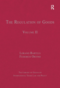 Couverture de l’ouvrage The Regulation of Goods