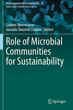 Couverture de l’ouvrage Role of Microbial Communities for Sustainability