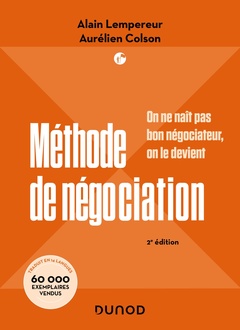 Couverture de l’ouvrage Méthode de négociation - 2e éd.