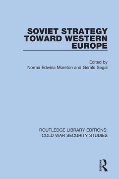 Couverture de l’ouvrage Soviet Strategy Toward Western Europe