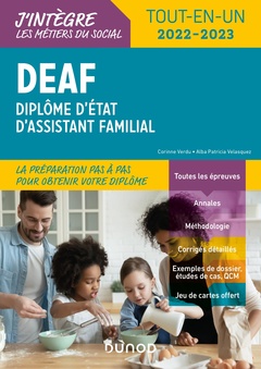 Couverture de l’ouvrage DEAF - Tout-en-un 2022-2023
