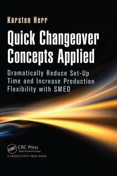 Couverture de l’ouvrage Quick Changeover Concepts Applied