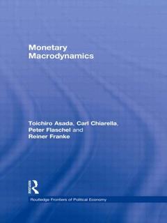 Couverture de l’ouvrage Monetary Macrodynamics