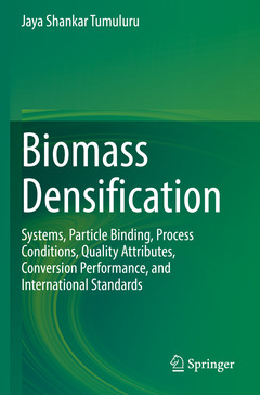 Couverture de l’ouvrage Biomass Densification