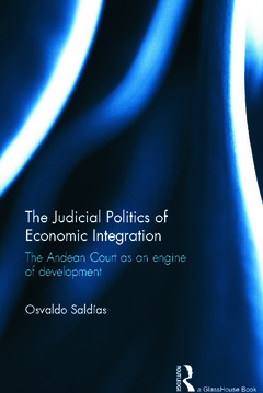 Couverture de l’ouvrage The Judicial Politics of Economic Integration