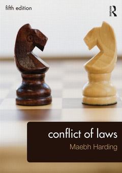 Couverture de l’ouvrage Conflict of Laws
