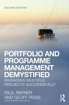 Couverture de l’ouvrage Portfolio and Programme Management Demystified