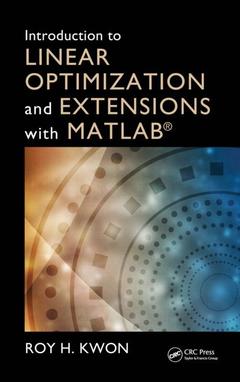 Cover of the book Introduction to Linear Optimization and Extensions with MATLAB