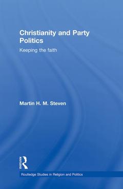 Couverture de l’ouvrage Christianity and Party Politics